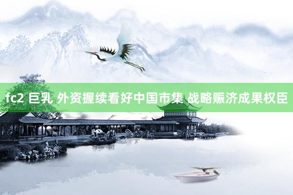 fc2 巨乳 外资握续看好中国市集 战略赈济成果权臣