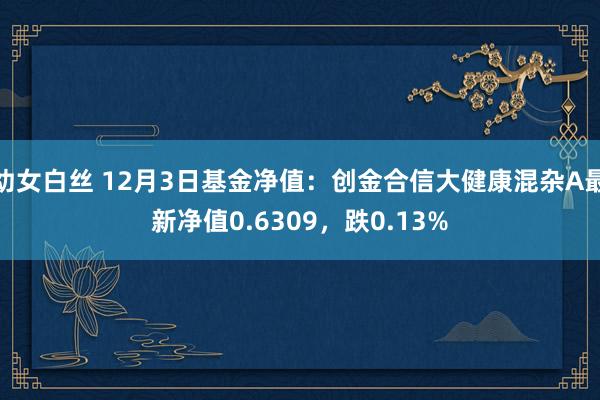 幼女白丝 12月3日基金净值：创金合信大健康混杂A最新净值0.6309，跌0.13%