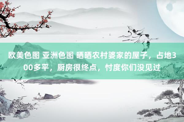 欧美色图 亚洲色图 晒晒农村婆家的屋子，占地300多平，厨房很终点，忖度你们没见过