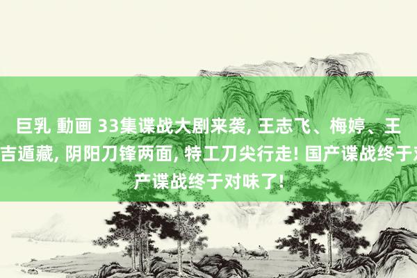 巨乳 動画 33集谍战大剧来袭， 王志飞、梅婷、王奎荣不吉遁藏， 阴阳刀锋两面， 特工刀尖行走! 国产谍战终于对味了!