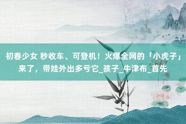 初春少女 秒收车、可登机！火爆全网的「小虎子」来了，带娃外出多亏它_孩子_牛津布_首先